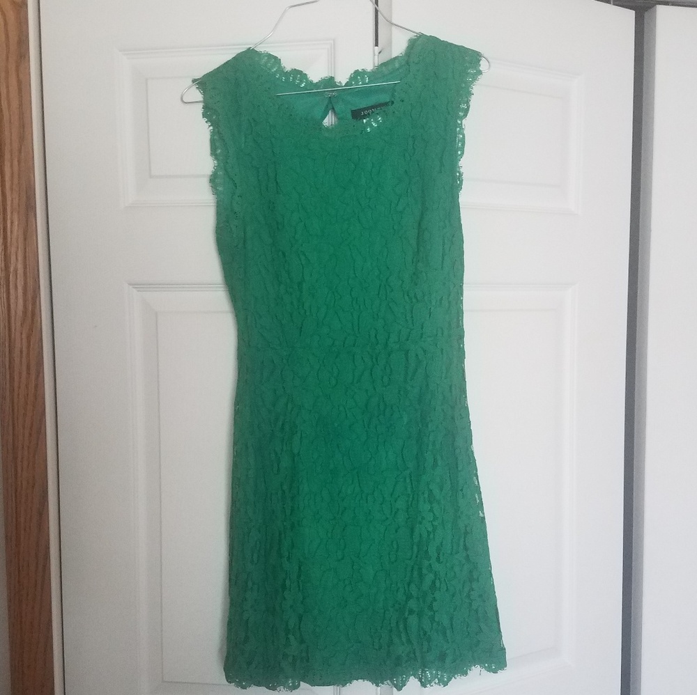 Adorable green mini dress